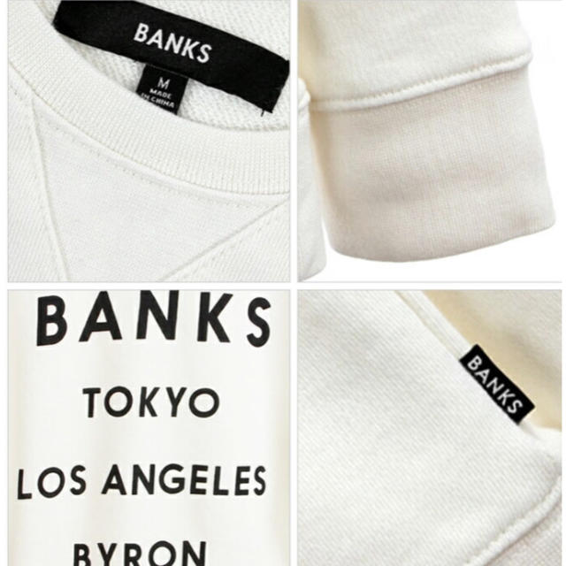 Ron Herman(ロンハーマン)のBANKS バンクス スウェット 長袖 LOGO メンズ メンズのトップス(スウェット)の商品写真