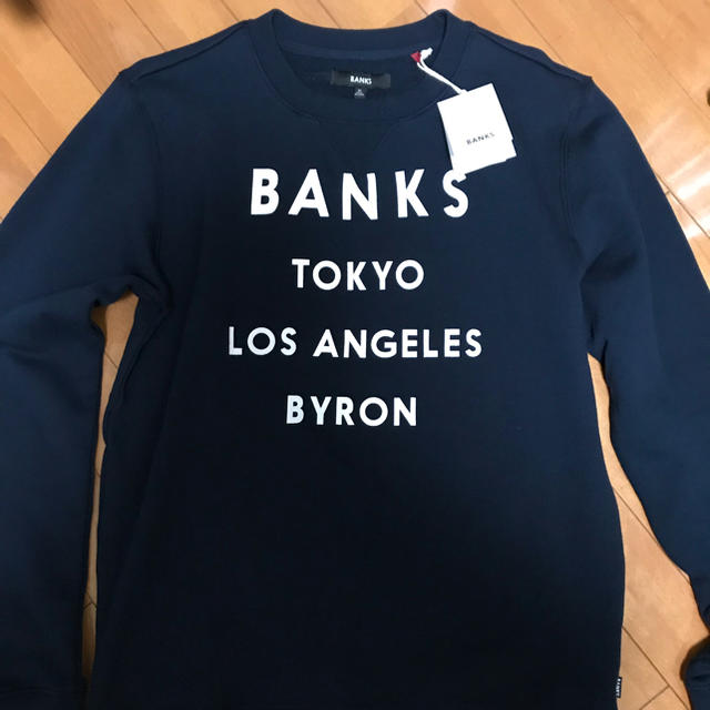 Ron Herman(ロンハーマン)のBANKS バンクス スウェット 長袖 LOGO メンズ メンズのトップス(スウェット)の商品写真