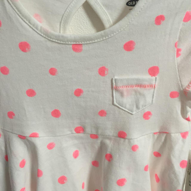 Old Navy(オールドネイビー)の新品♡ドットワンピース キッズ/ベビー/マタニティのキッズ服女の子用(90cm~)(その他)の商品写真