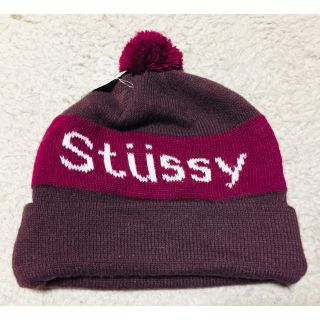 ステューシー(STUSSY)のタグ付き stussy ニット帽 ニットキャップ(ニット帽/ビーニー)