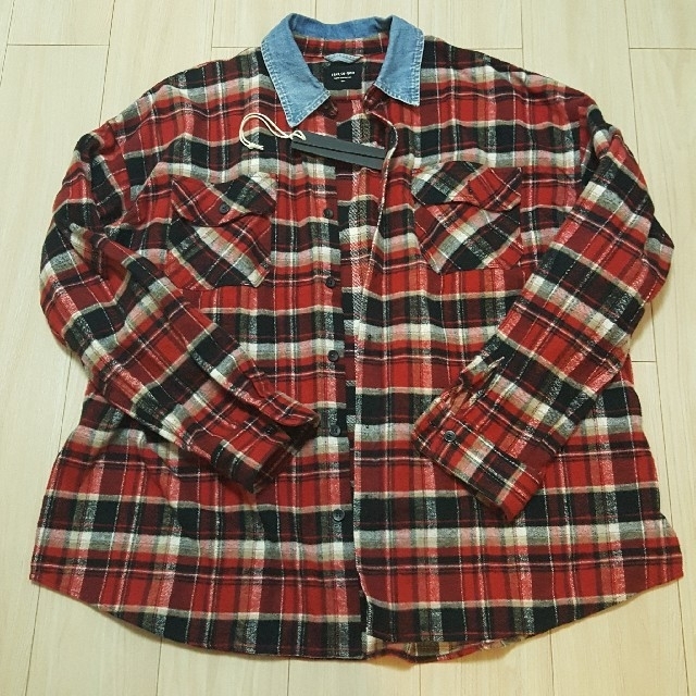 FEAR OF GOD(フィアオブゴッド)の【美品】FEAR OF GOD 
デニムカラー Flannel チェックシャツ
 メンズのトップス(シャツ)の商品写真