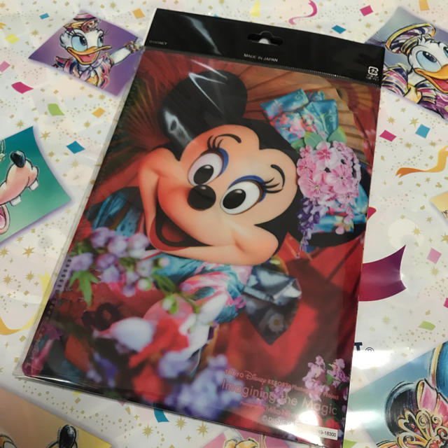 Disney(ディズニー)のイマジニングザマジック ミッキー &ミニー ポストカードダブルポケットホルダー エンタメ/ホビーのおもちゃ/ぬいぐるみ(キャラクターグッズ)の商品写真