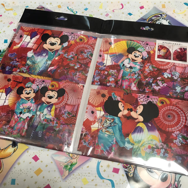 Disney(ディズニー)のイマジニングザマジック ミッキー &ミニー ポストカードダブルポケットホルダー エンタメ/ホビーのおもちゃ/ぬいぐるみ(キャラクターグッズ)の商品写真