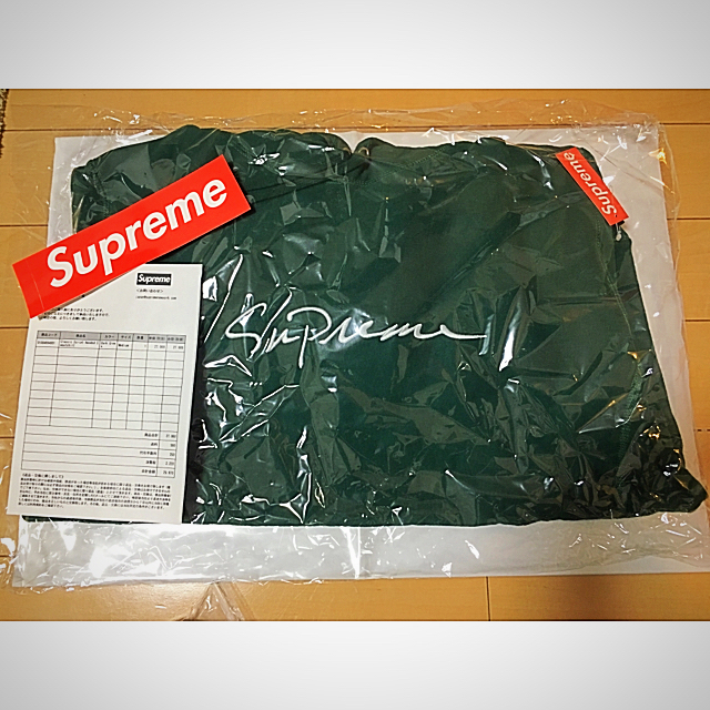 Supreme(シュプリーム)のsupreme パーカー 緑 メンズのトップス(パーカー)の商品写真