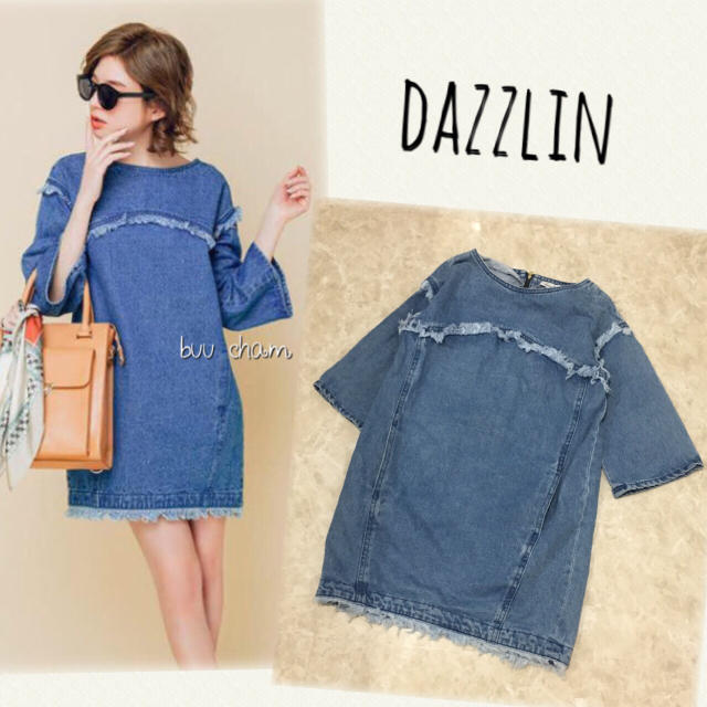 dazzlin(ダズリン)のdazzlin♡デニムコクーンワンピース レディースのワンピース(ミニワンピース)の商品写真