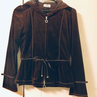 クレージュ(Courreges)の【美品】クレージュ ベロアパーカー アンサンブル(アンサンブル)