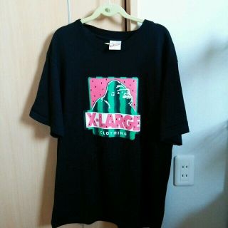 エクストララージ(XLARGE)のXｰLARGE☆スイカ柄ロゴＴ！(Tシャツ(半袖/袖なし))