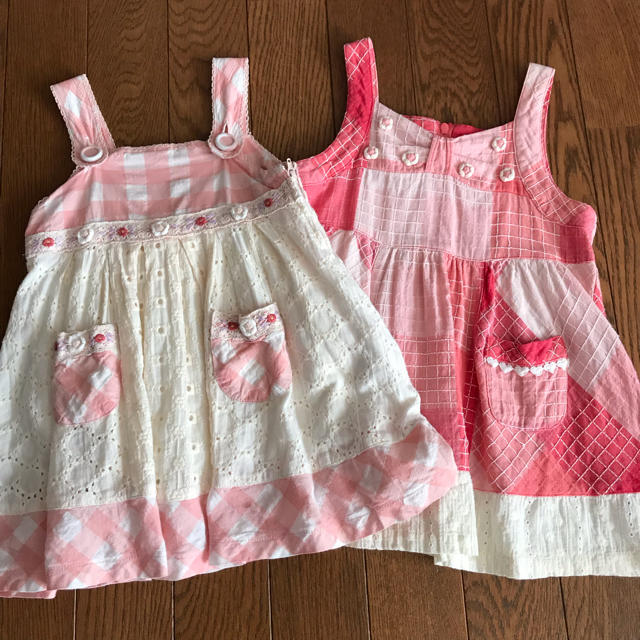 Souris(スーリー)のスーリー♡ワンピース90 キッズ/ベビー/マタニティのキッズ服女の子用(90cm~)(ワンピース)の商品写真