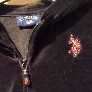 ポロラルフローレン(POLO RALPH LAUREN)の今日のみ特価❤ポロ　黒ベロアパーカー　80～90くらい(ジャケット/上着)