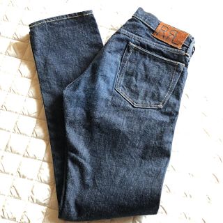 ダブルアールエル(RRL)のRRL slimfit デニム 美品 30×32 ワンウォッシュ(デニム/ジーンズ)