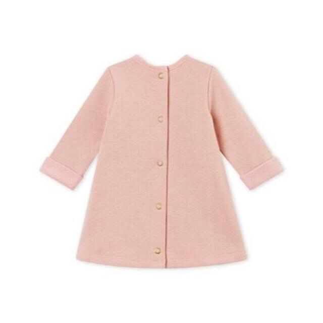 PETIT BATEAU(プチバトー)のくるり様専用♡18m プチバトー ラメスウェットワンピース キッズ/ベビー/マタニティのキッズ服女の子用(90cm~)(ワンピース)の商品写真