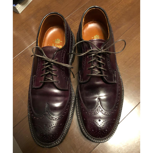が大特価! オールデン - Alden ロングウイングチップ 1/2D 6 コード