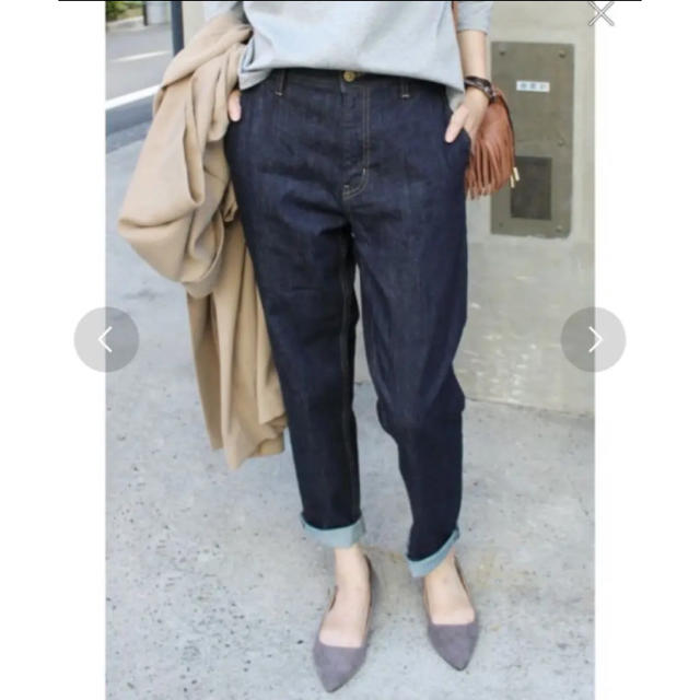 SLOBE IENA(スローブイエナ)のスローブイエナ LE DENIM テーパードデニムパンツ レディースのパンツ(デニム/ジーンズ)の商品写真