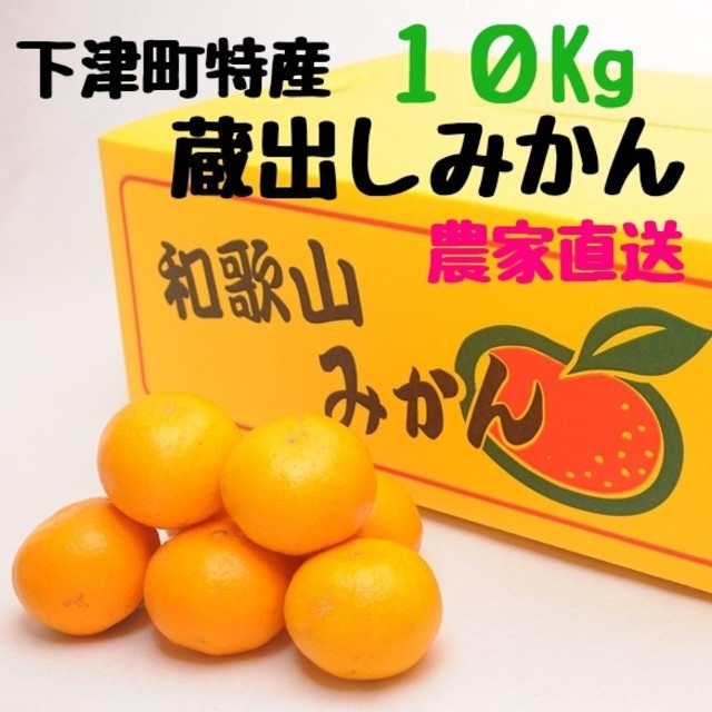 訳あり 蔵出しみかん 10Kg 和歌山産 農家直送 食品/飲料/酒の食品(フルーツ)の商品写真