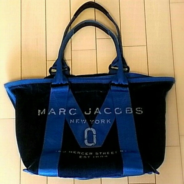 75〇MARC JACOBS ブラックデニムトートバッグ TS0526-3