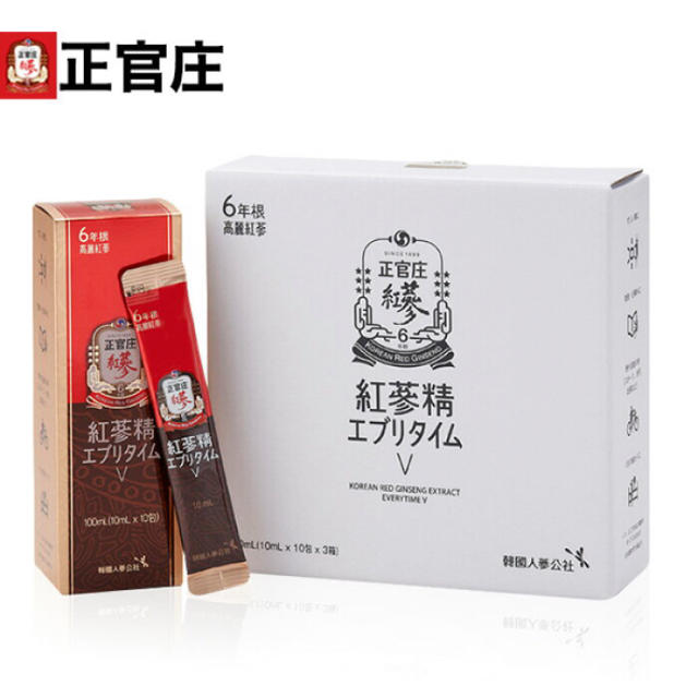 新品未開封★ 正官庄紅参精エブリタイム(10ml×30包）