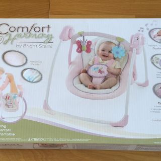 フィッシャープライス(Fisher-Price)の専用 ベビースイング 赤ちゃんブランコ ポータブル 電動 ピンク(ベビーベッド)