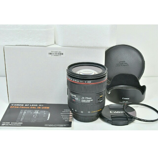 C - 美品 CANON EF F4L IS USMの通販 123