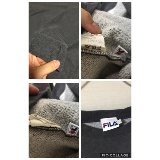 FILA(フィラ)のFILA スウェット トレーナー  古着 ガスマスク メンズのトップス(スウェット)の商品写真