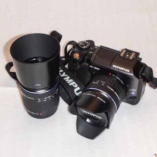 オリンパス(OLYMPUS)のオリンパス E-300 ズームレンズ2本 セット(デジタル一眼)