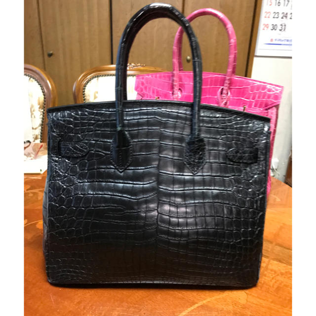 きもこなく】 クロコダイル バーキン型 バッグの通販 by はな's shop きもこなく】 クロコダイル バーキン型 バッグの通販 by はな's shop