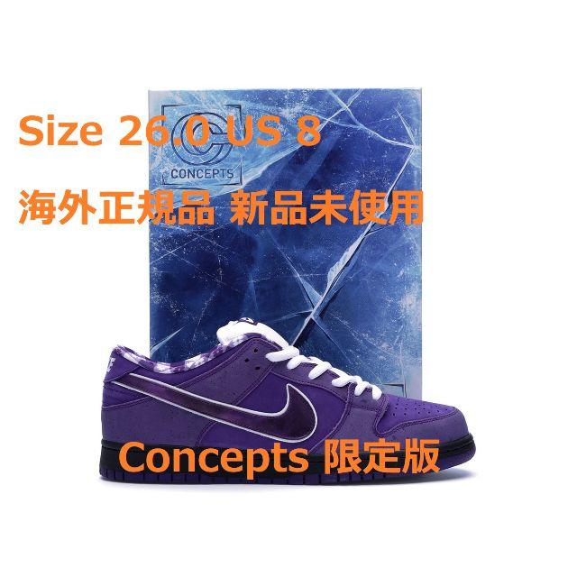 26cm Nike SB Dunk Low Concepts 限定版 Box