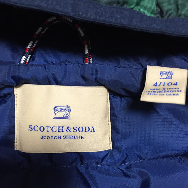 SCOTCH & SODA(スコッチアンドソーダ)のスコッチアンドソーダ☆ スコッチシュランク アウター 110 キッズ/ベビー/マタニティのキッズ服男の子用(90cm~)(コート)の商品写真