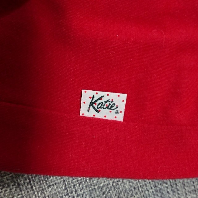 Katie(ケイティー)のkatie キャミワンピ 赤 レディースのワンピース(ミニワンピース)の商品写真
