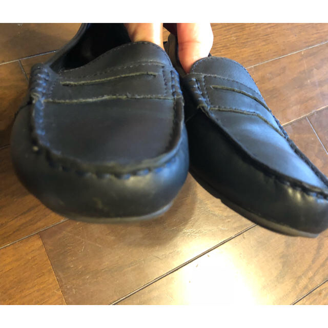 POLO RALPH LAUREN(ポロラルフローレン)のポロラルフローレン キッズローファー 紺 20センチ キッズ/ベビー/マタニティのキッズ靴/シューズ(15cm~)(ローファー)の商品写真