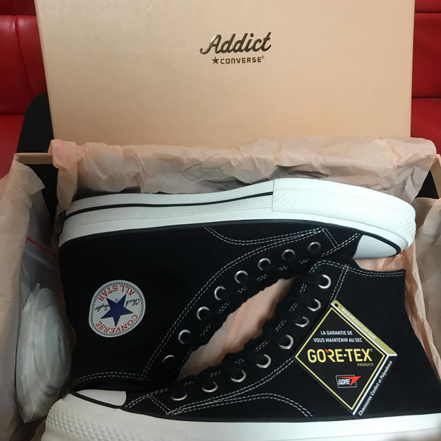 Converse addict goretex black 27cmスニーカー