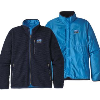 パタゴニア(patagonia)のpatagonia ウーリー  フリース リバーシブル ジャケット(ブルゾン)