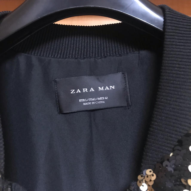 ZARA(ザラ)のZARA  ゴールドジャケット メンズのジャケット/アウター(ノーカラージャケット)の商品写真