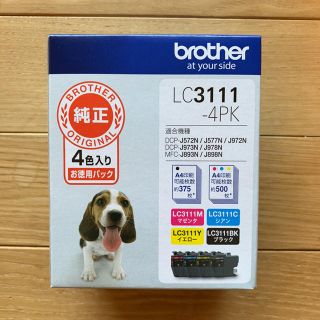 ブラザー(brother)のbrotherプリンター用インク LC3111-4PK(オフィス用品一般)