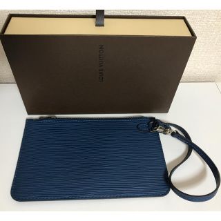 ルイヴィトン(LOUIS VUITTON)の美品＊ルイヴィトン エピ ポーチ ブルー(ポーチ)