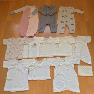 ベビーギャップ(babyGAP)の新生児◯短肌着◯コンビ肌着◯長肌着◯ロンパース◯ガーゼセット◯UNIQLO(肌着/下着)