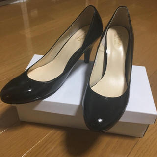 エスペランサ(ESPERANZA)のエスペランサ 黒パンプス 24.5cm(ハイヒール/パンプス)