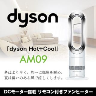 ダイソン(Dyson)のダイソン dyson hot cool AM09WN [新品未開封](ファンヒーター)