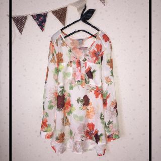 エイチアンドエム(H&M)の花柄ブラウス プロフ必読(シャツ/ブラウス(長袖/七分))