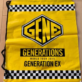 ジェネレーションズ(GENERATIONS)のGENERATIONS EX  ビニールバック(国内アーティスト)