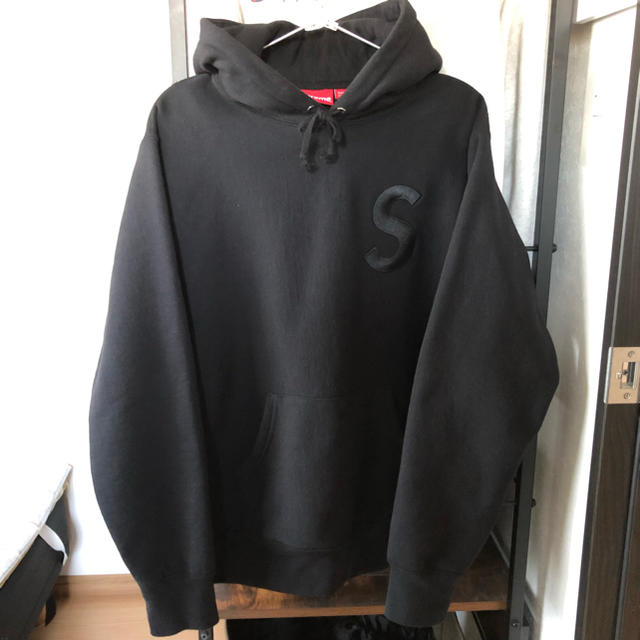 supreme slogo hoodie 17AW