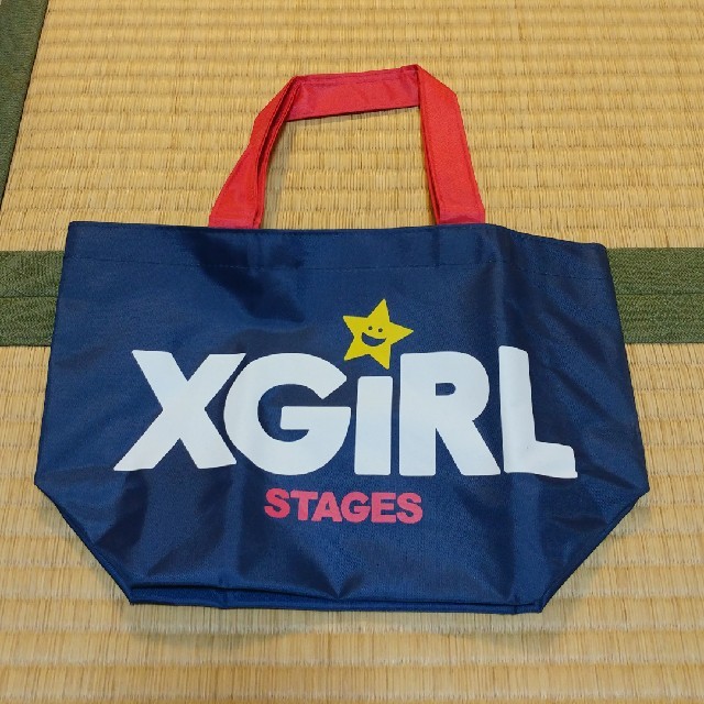 X-girl Stages(エックスガールステージス)のX-girl STAGES ロゴトートバッグ レディースのバッグ(トートバッグ)の商品写真