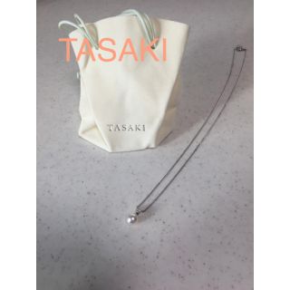 タサキ(TASAKI)の【美品】TASAKI ネックレス あこやパール ダイヤ(ネックレス)