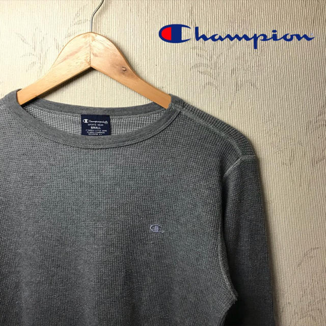 Champion(チャンピオン)の【古着屋購入】champion チャンピオン ロンT インナー メンズのトップス(Tシャツ/カットソー(七分/長袖))の商品写真