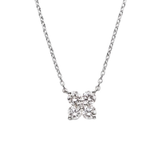 在庫有】 Vendome ヴァンドーム青山 ダイヤ プラチナネックレス Aoyama