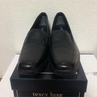 アシックス(asics)の☆新品 asics テクシー  リュクス ブラック 22.5(ローファー/革靴)