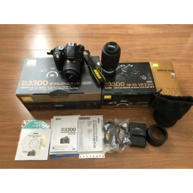 Nikon デジタル一眼レフカメラ D3300 ダブルズームキット ブラック D3300WZBK - 2
