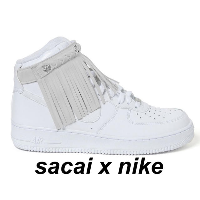 国内未発売 sacai nike Air Force 1