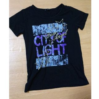 黒デザインティシャツ(Tシャツ(半袖/袖なし))