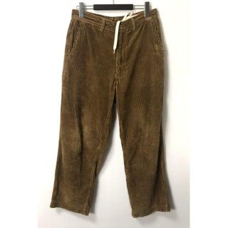 ビームス(BEAMS)の【H】希少◆SSZ ビームス 18FW コーデュロイパンツ ブラウン XS(ワークパンツ/カーゴパンツ)