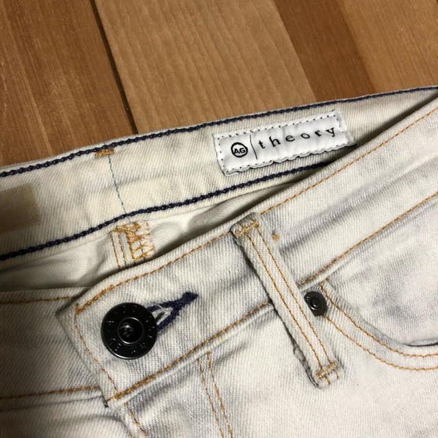 AG × theory コラボ ダメージ加工 スキニーデニム